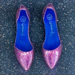 Jeffrey Campbell D’Orsay flats jelly shoes